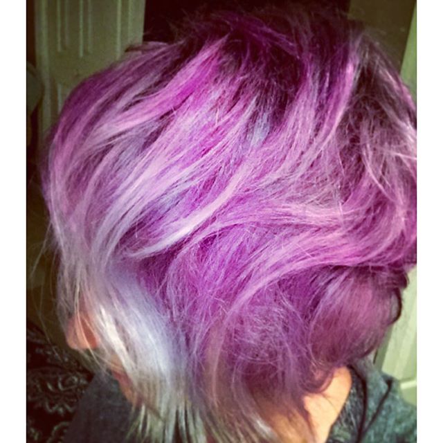 Purple hair? Umm….yes, please.