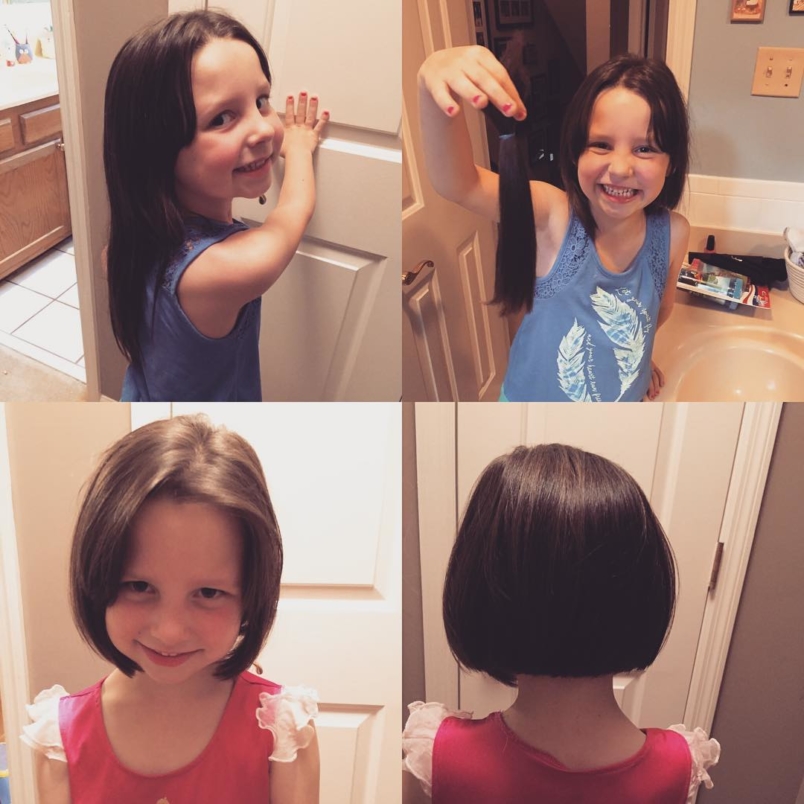 Jewel is thrilled. #haircut #whatalittlejewel #cutenessalert