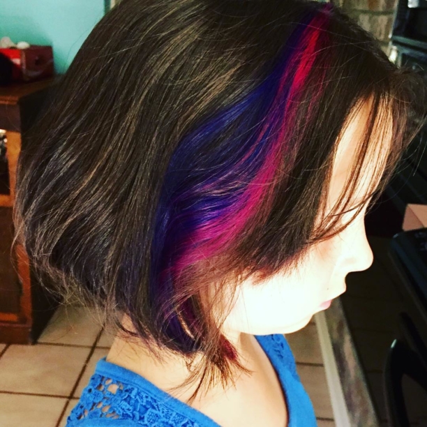 More color!! #itssummersoletsplay #whatalittlejewel #hairbymeagan #cuteascanbe