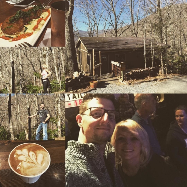 Asheville getaway. #thanksauntiekellie #hikingandtired #iloveyoujustin