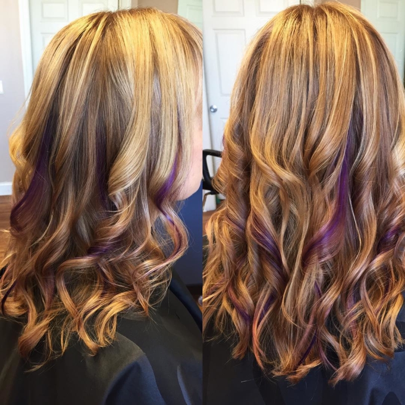 Ummm…..yes, it’s time for purple highlights. #modernhair #hairbymeagan