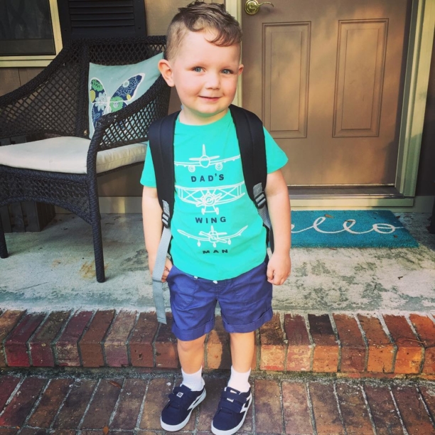 This boy is ready for preschool!! #icantbelieveit #liljoman